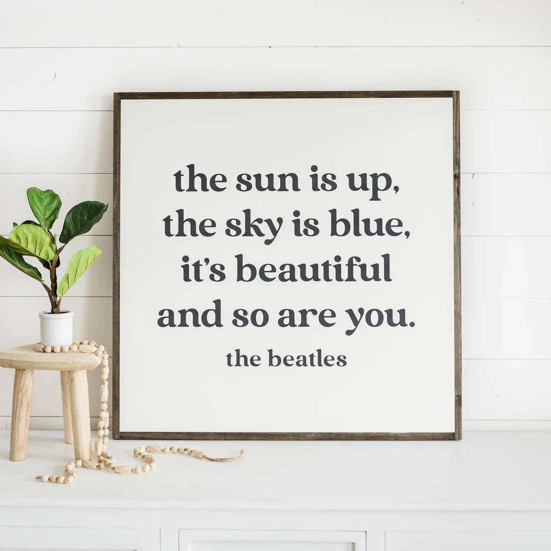 The Sun Is Up | Wall Art