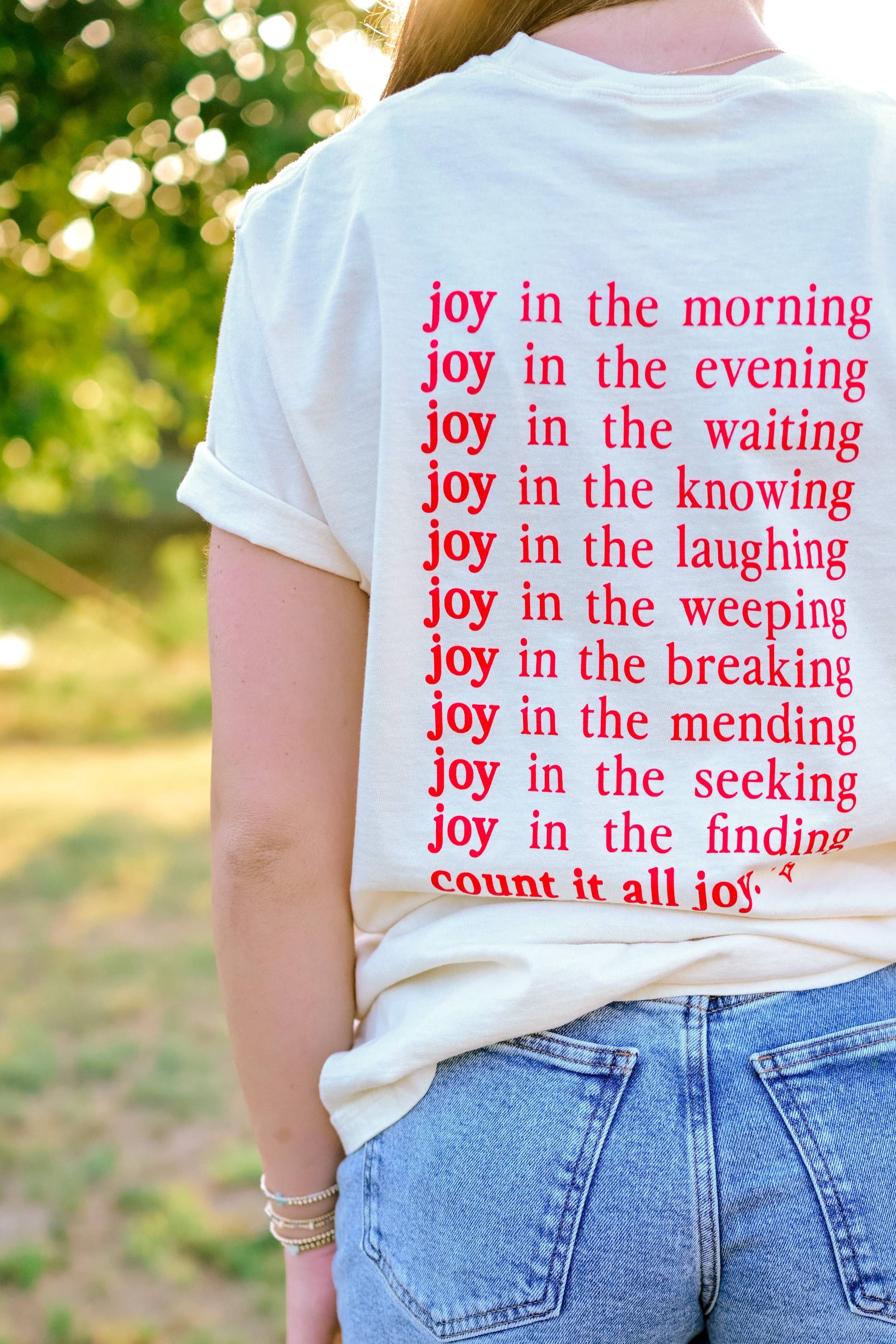 Count It All Joy Tee - Ivory