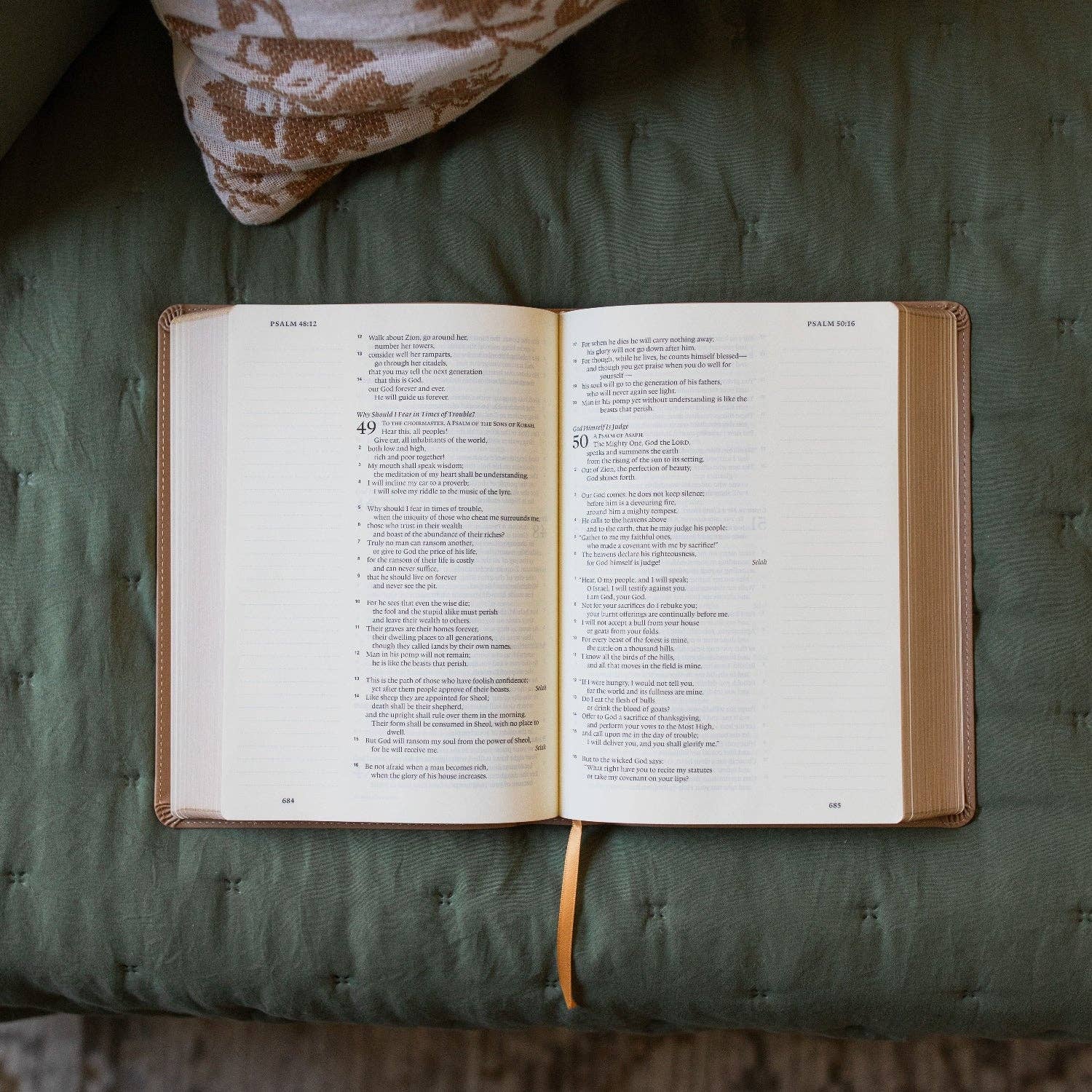 ESV Large Print Single Column Journaling Bible | Lamp and Light