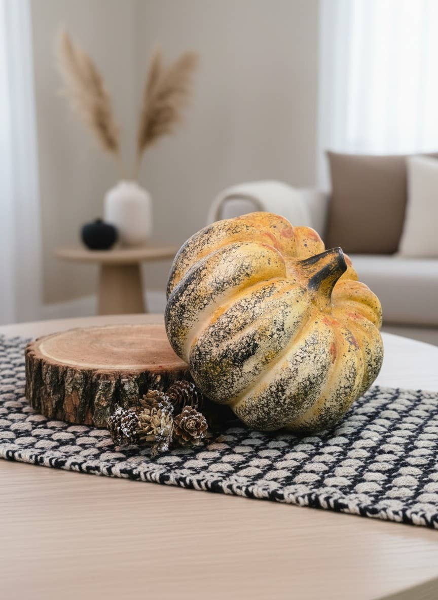 Autumn Cider Pumpkin 7x7x5in