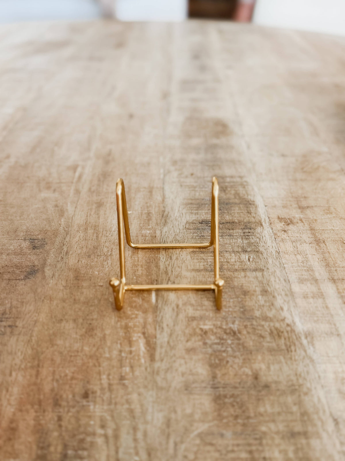 Gold Easel | Wood Arch Easel