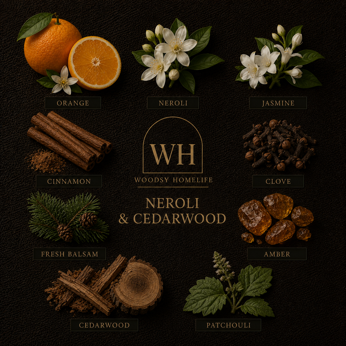 Neroli & Cedarwood Luxury Reed Diffuser