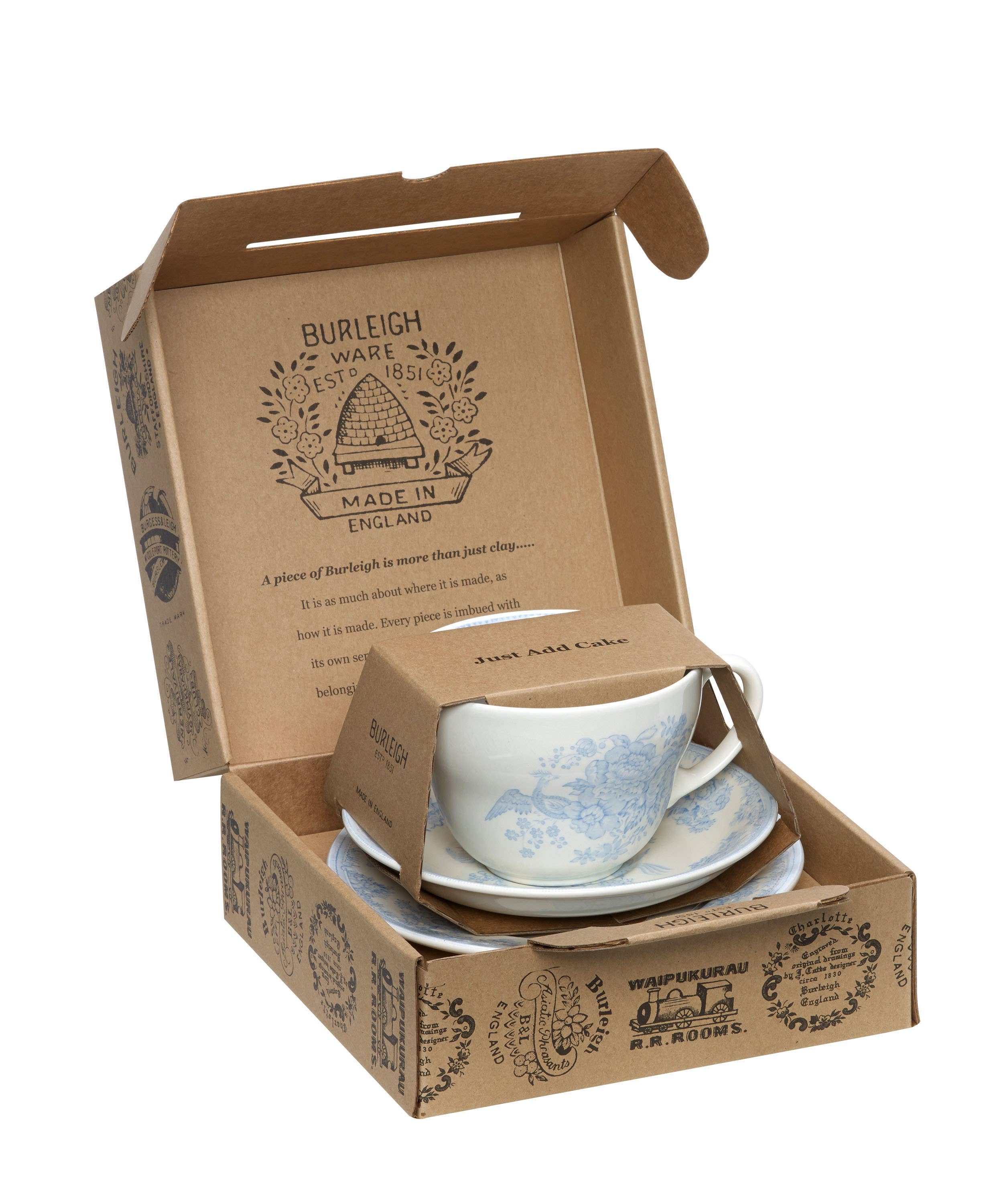 Blue Asiatic Pheasants Breakfast Cup