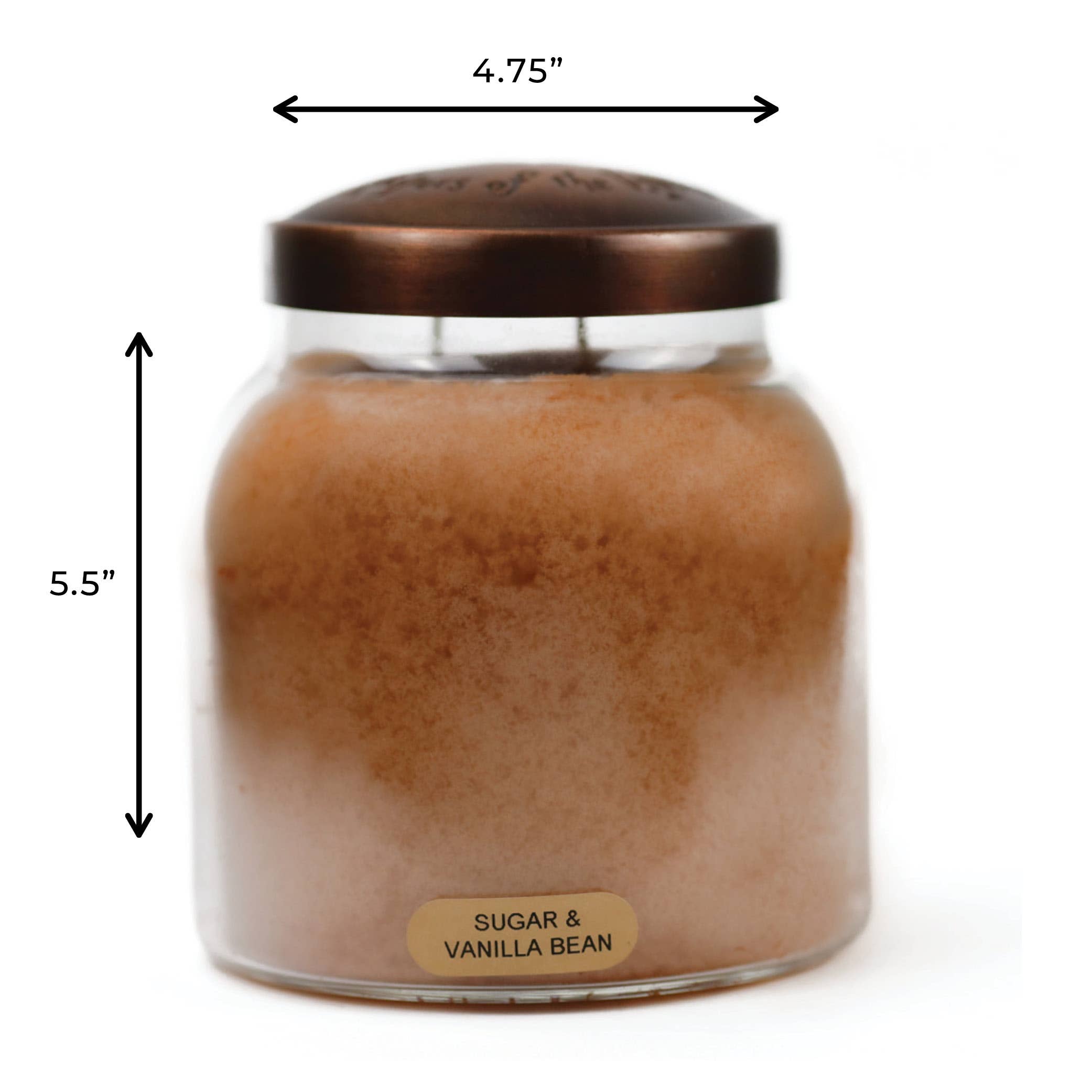 Sugar & Vanilla Bean – 34oz Candle