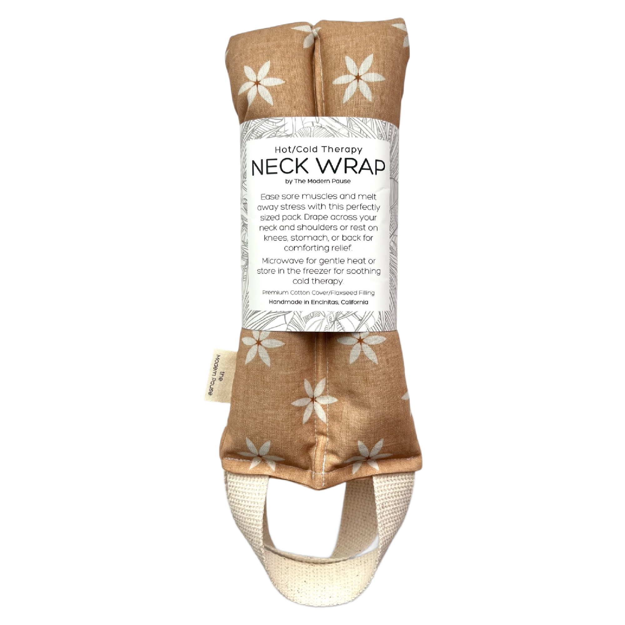 Neck Wrap - Floral in Clay