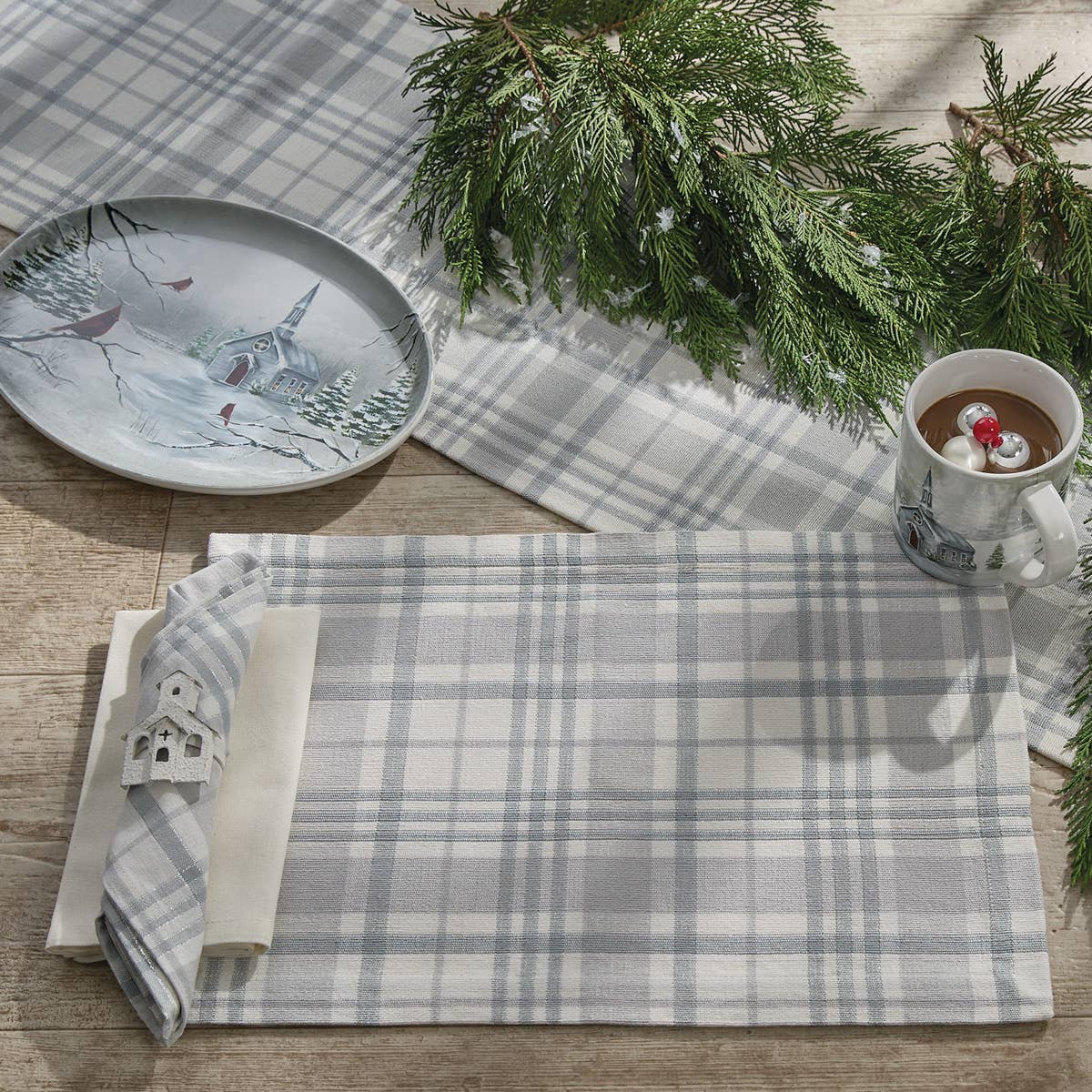 All Is Calm  Table Runner 54"L