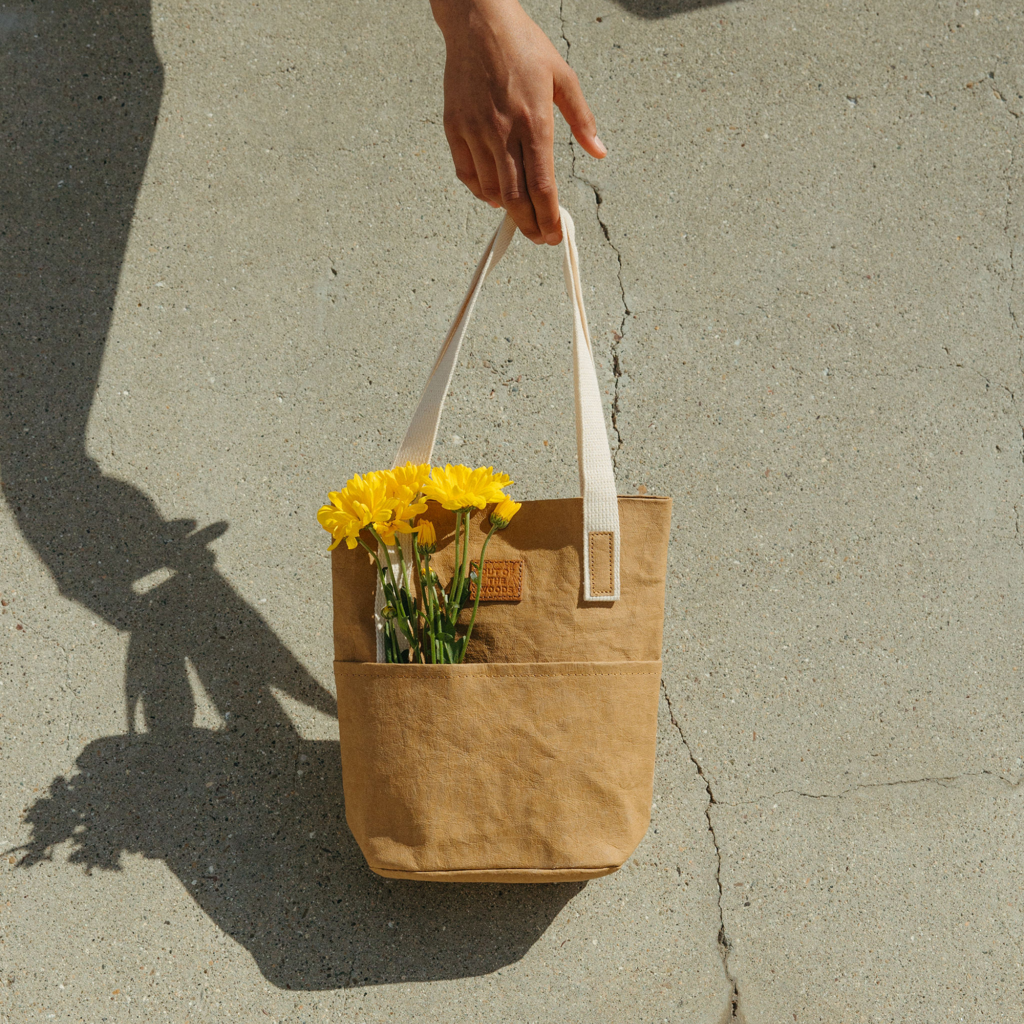 Rabbit Tote, Reusable Vegan Leather Shopping Bag