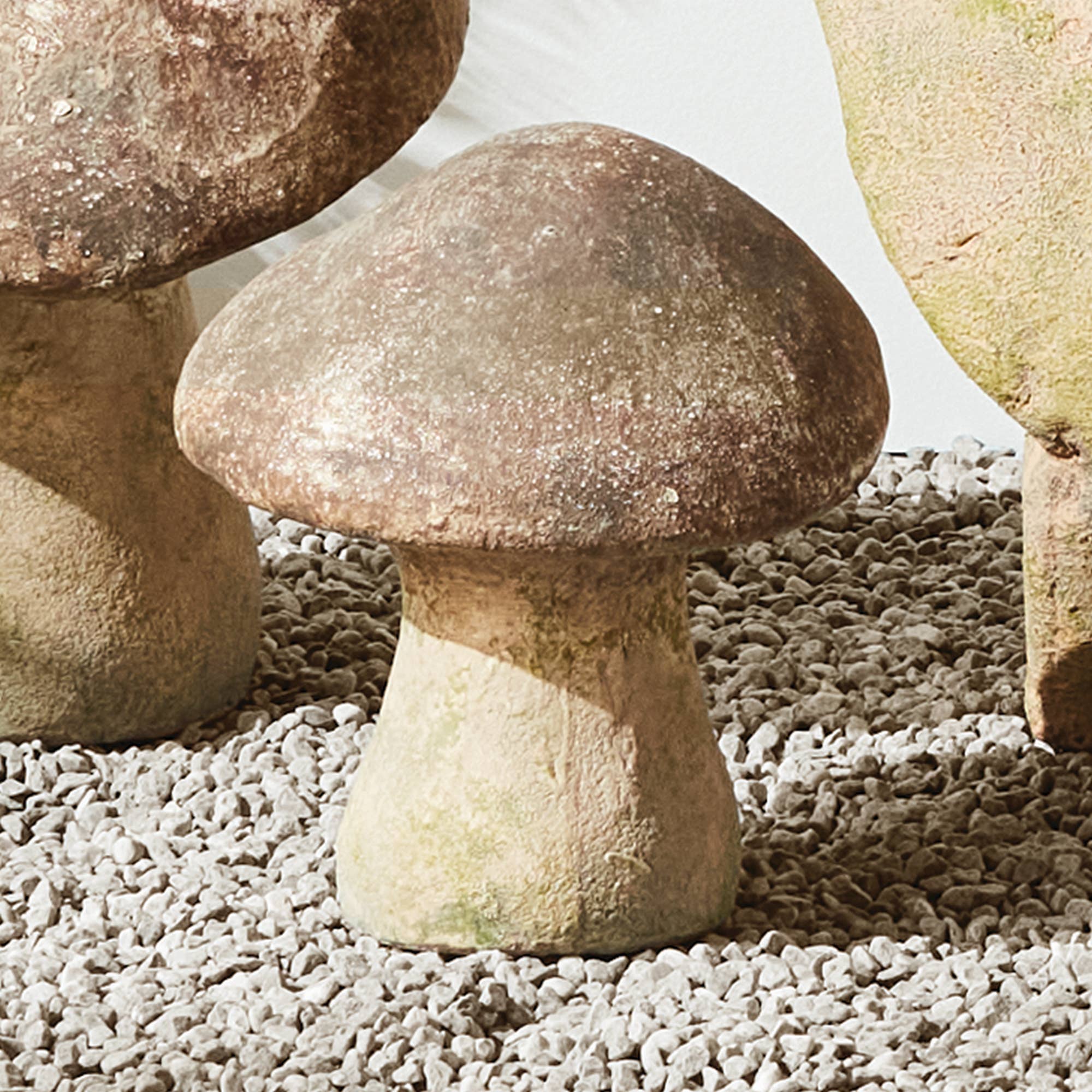 Weathered Garden Mushroom Small