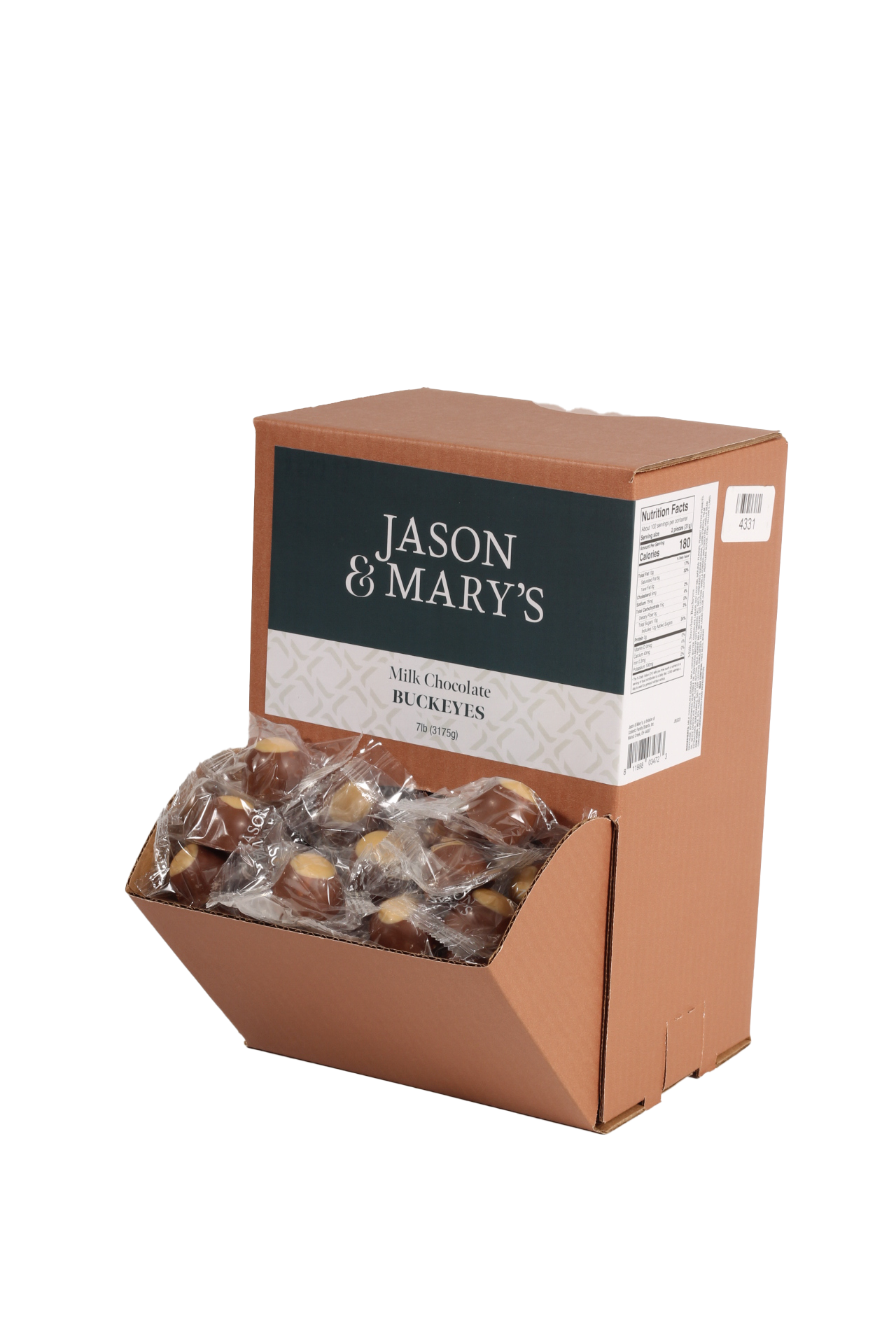 Bite Sized Milk Peanut Butter Buckeyes