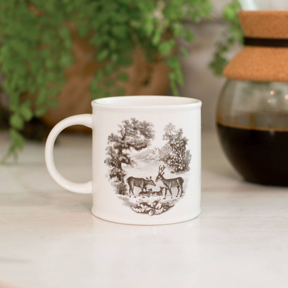 MEM DEER FAMILY LE CAFE MUG