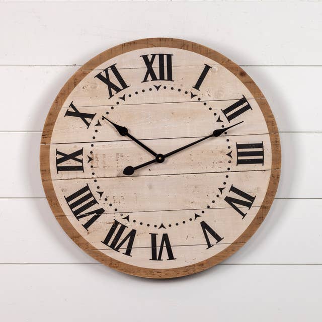 24" NEUTRAL WALL CLOCK