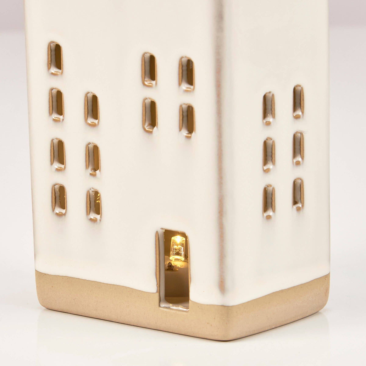 Lighted House Figurine Set