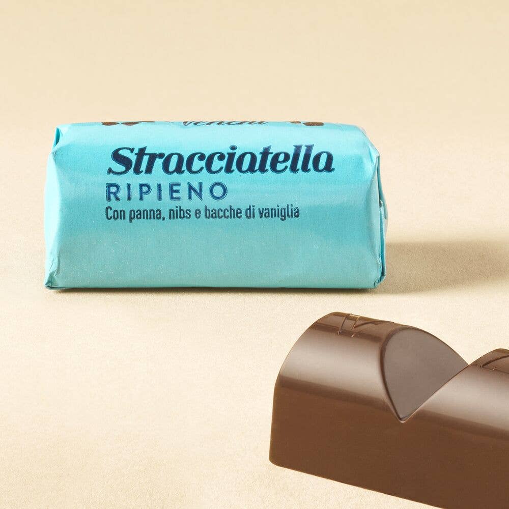Venchi Ingot Dark Stracciatella, Italian Gourmet Bulk Bag