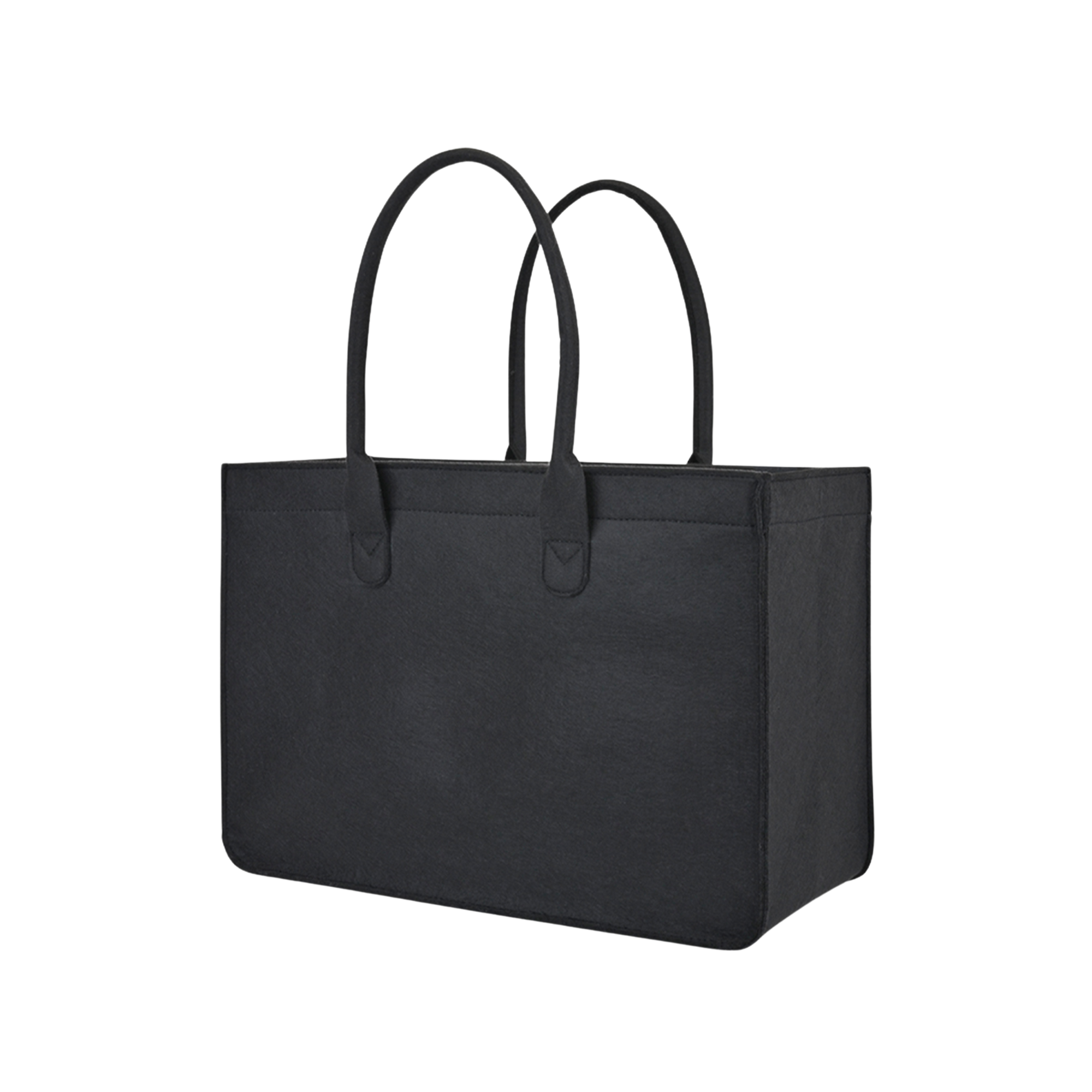 Felt Shopper Tote, Reusable Shopping Bag