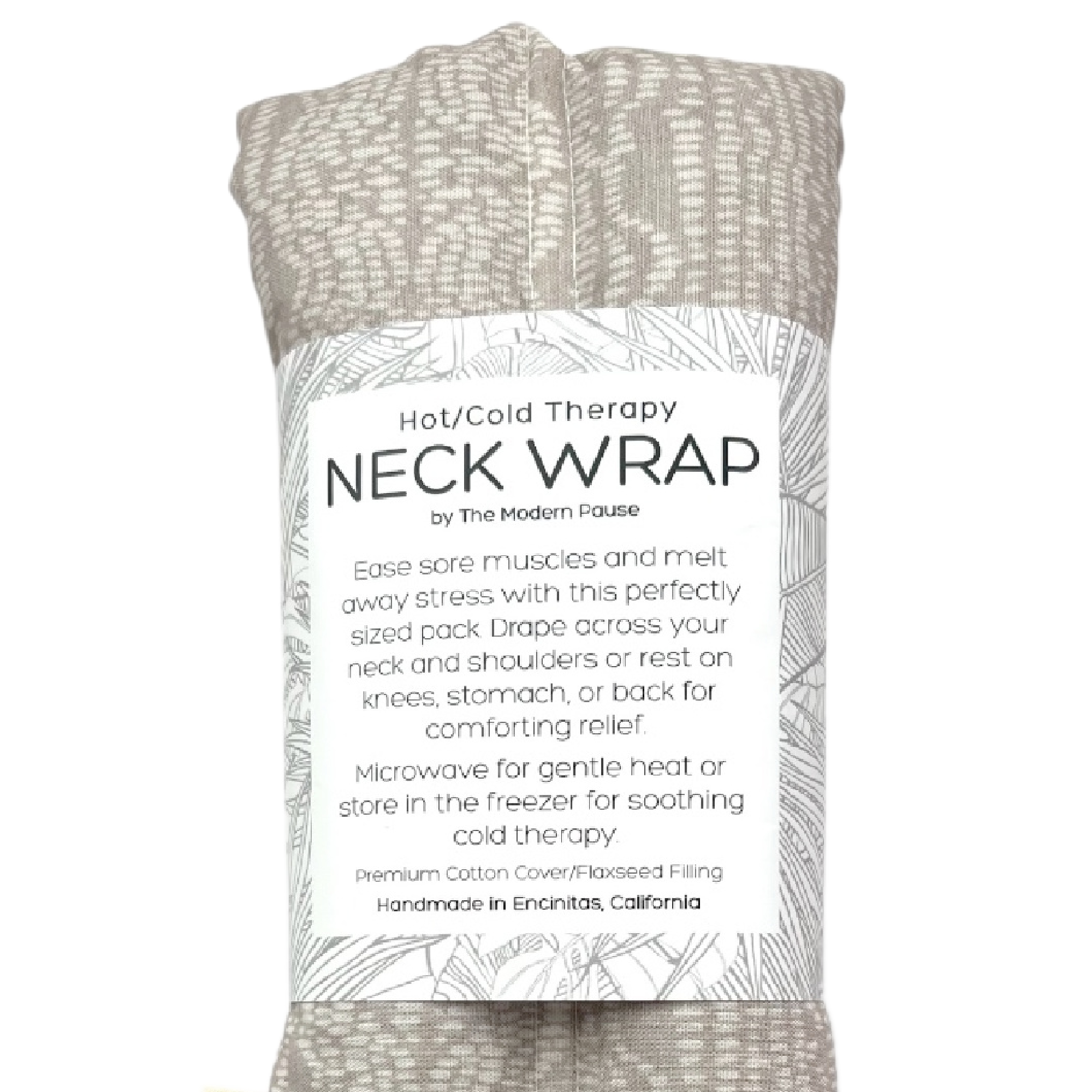 Neck Wrap - Batik in Taupe
