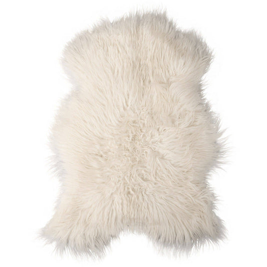 Sheepskin Icelandic curly white 90-110cm