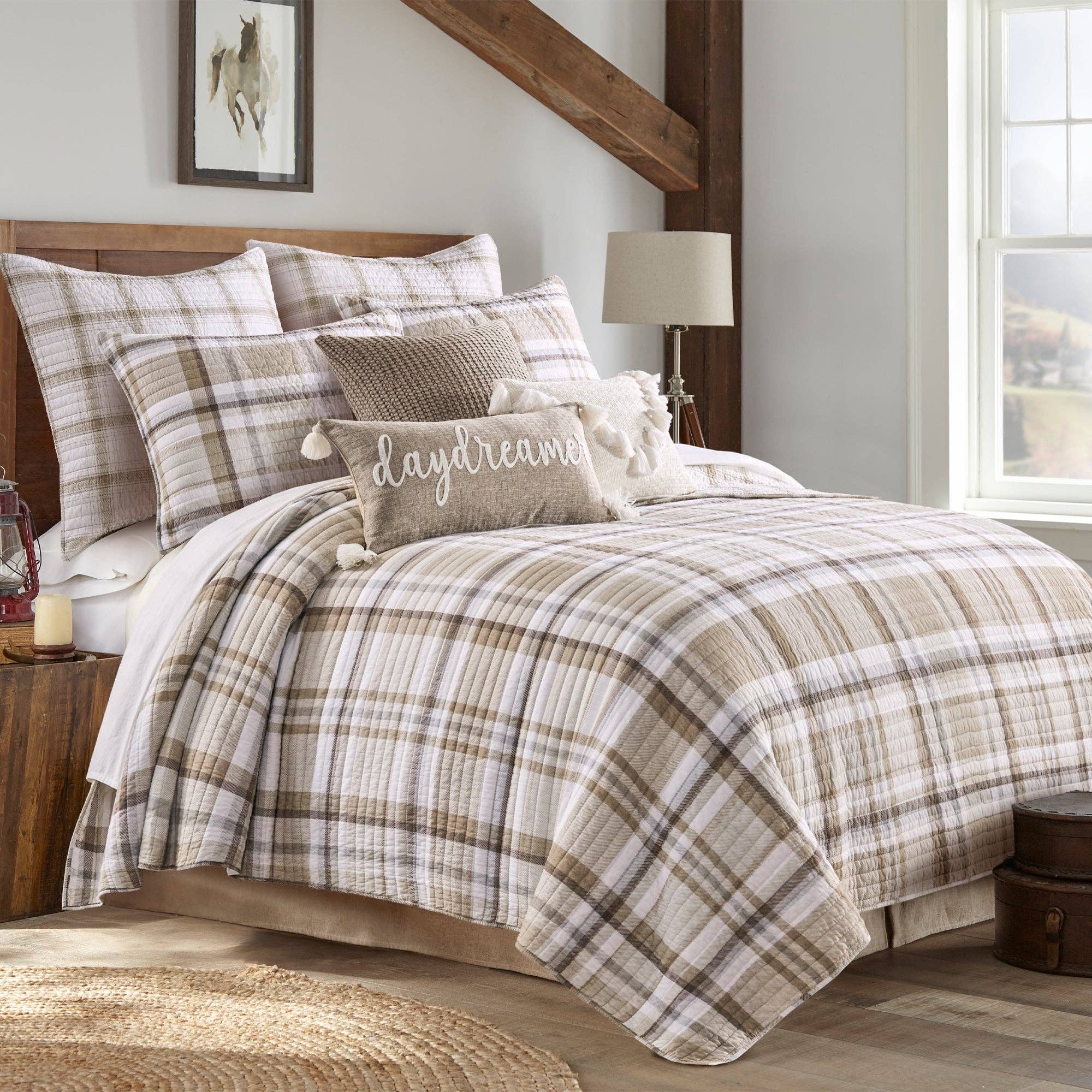 Spencer Plaid Quilt | King