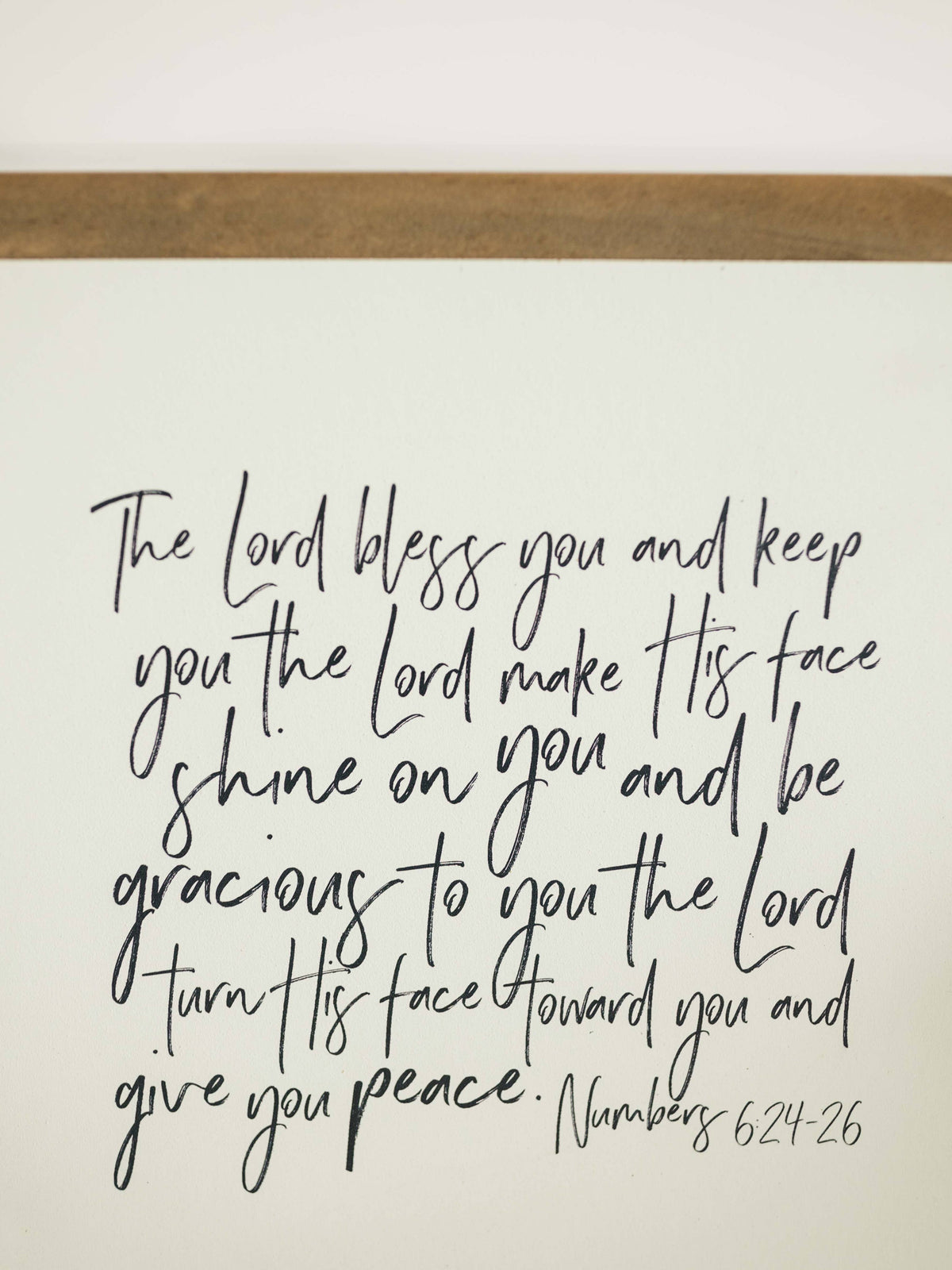 The Lord Bless You | Wall Art