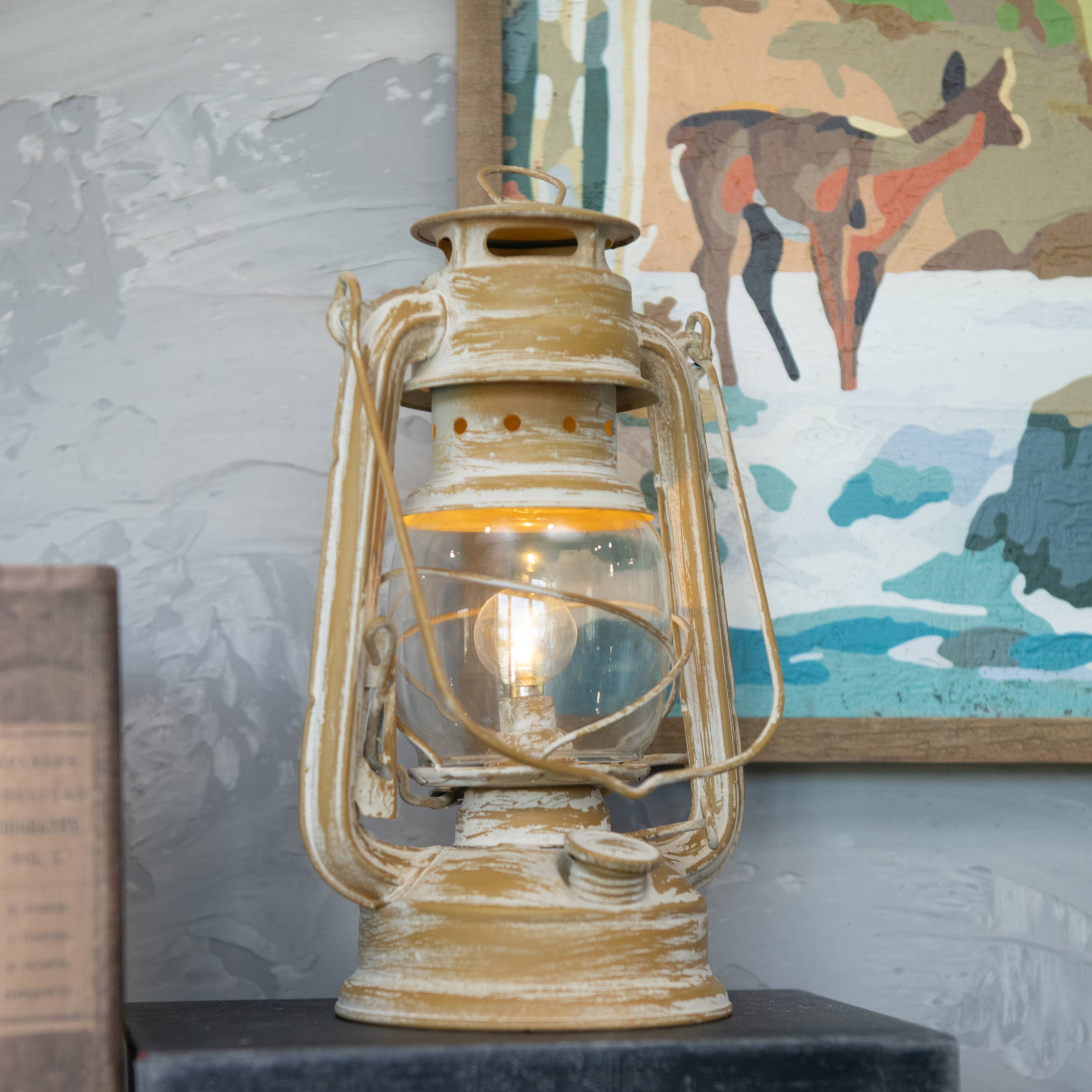 MUSTARD CABIN LED LANTERN
