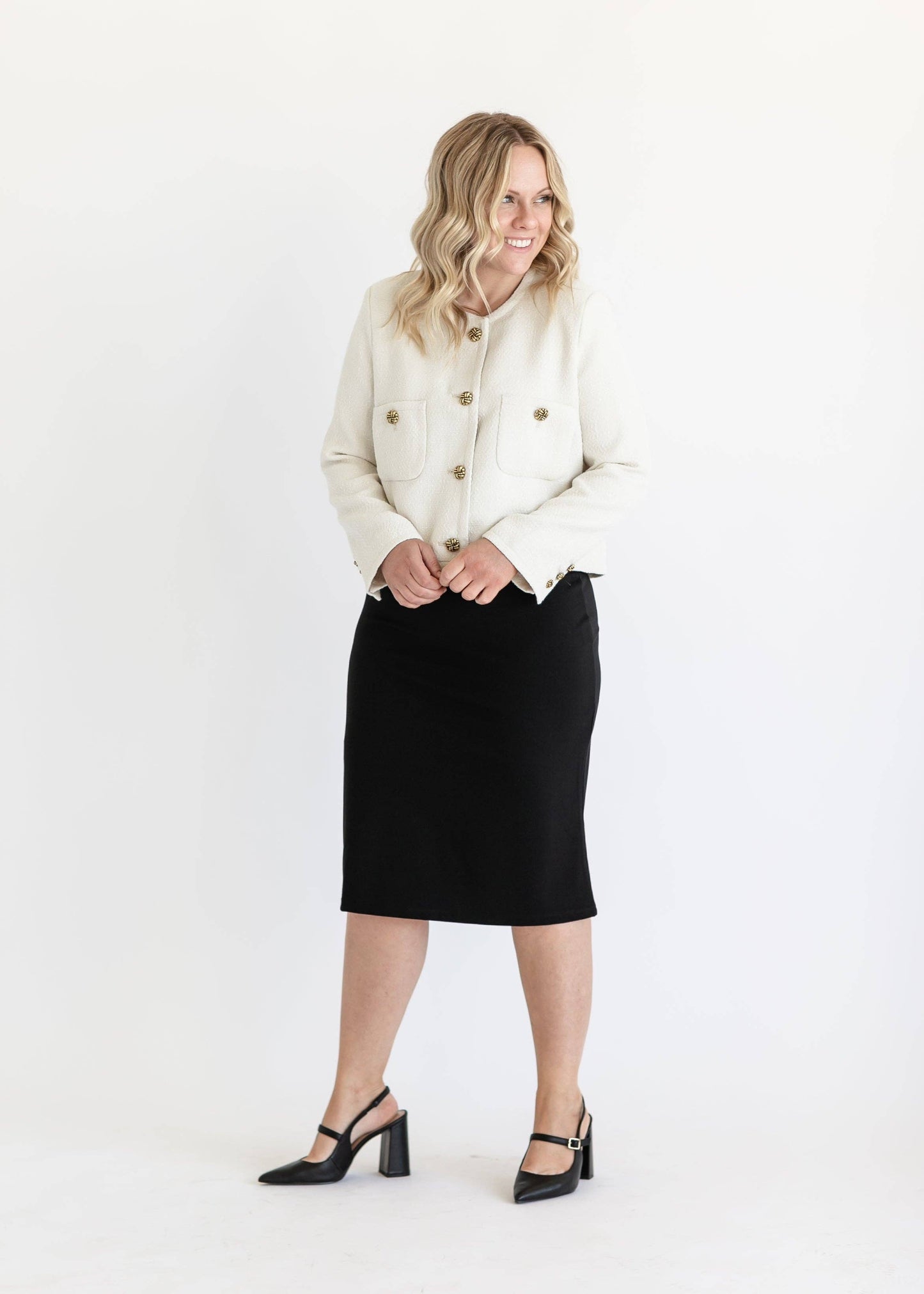 Quinn Knit Midi Skirt