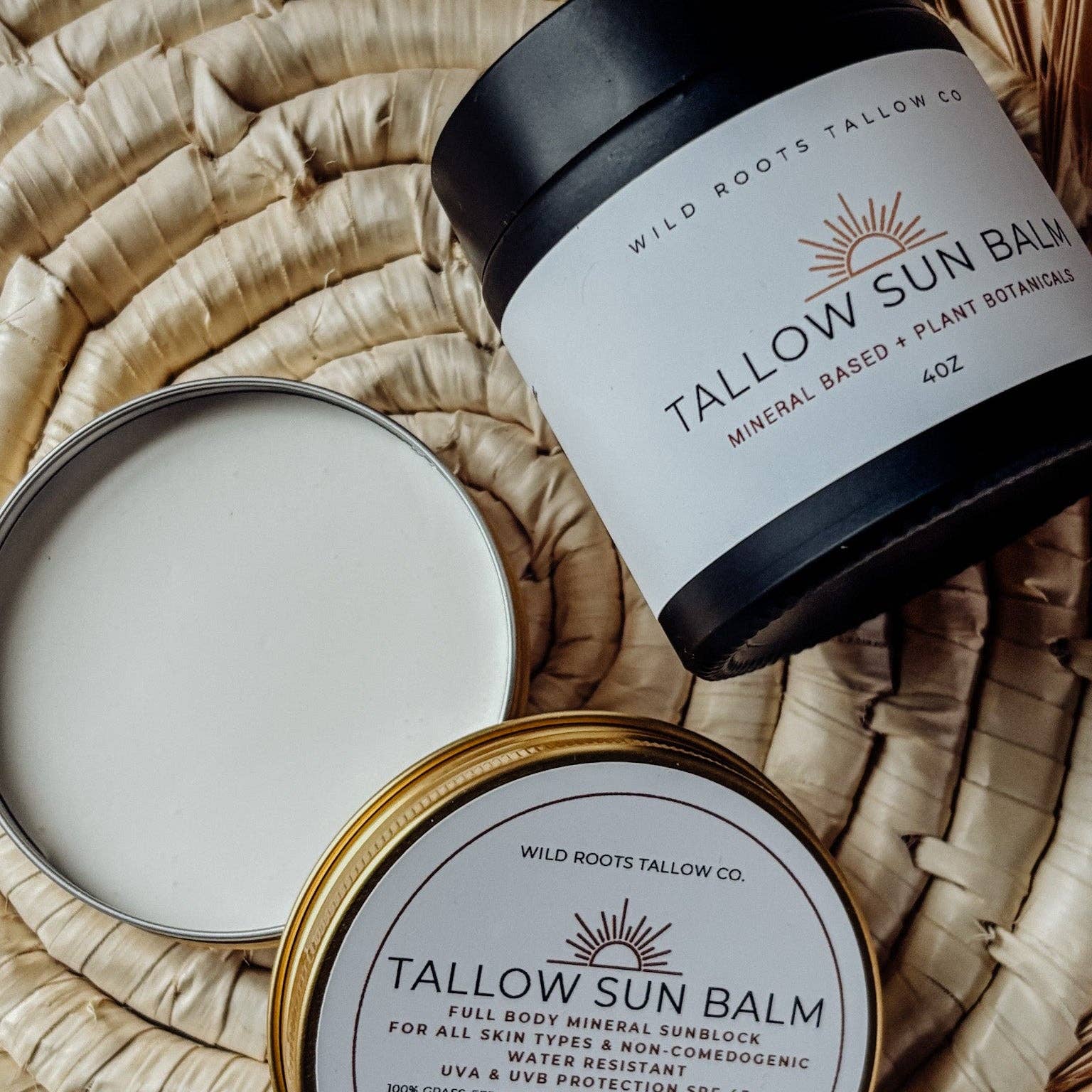 Tallow Sun Balm SPF 45 – Natural Mineral Sun Protection