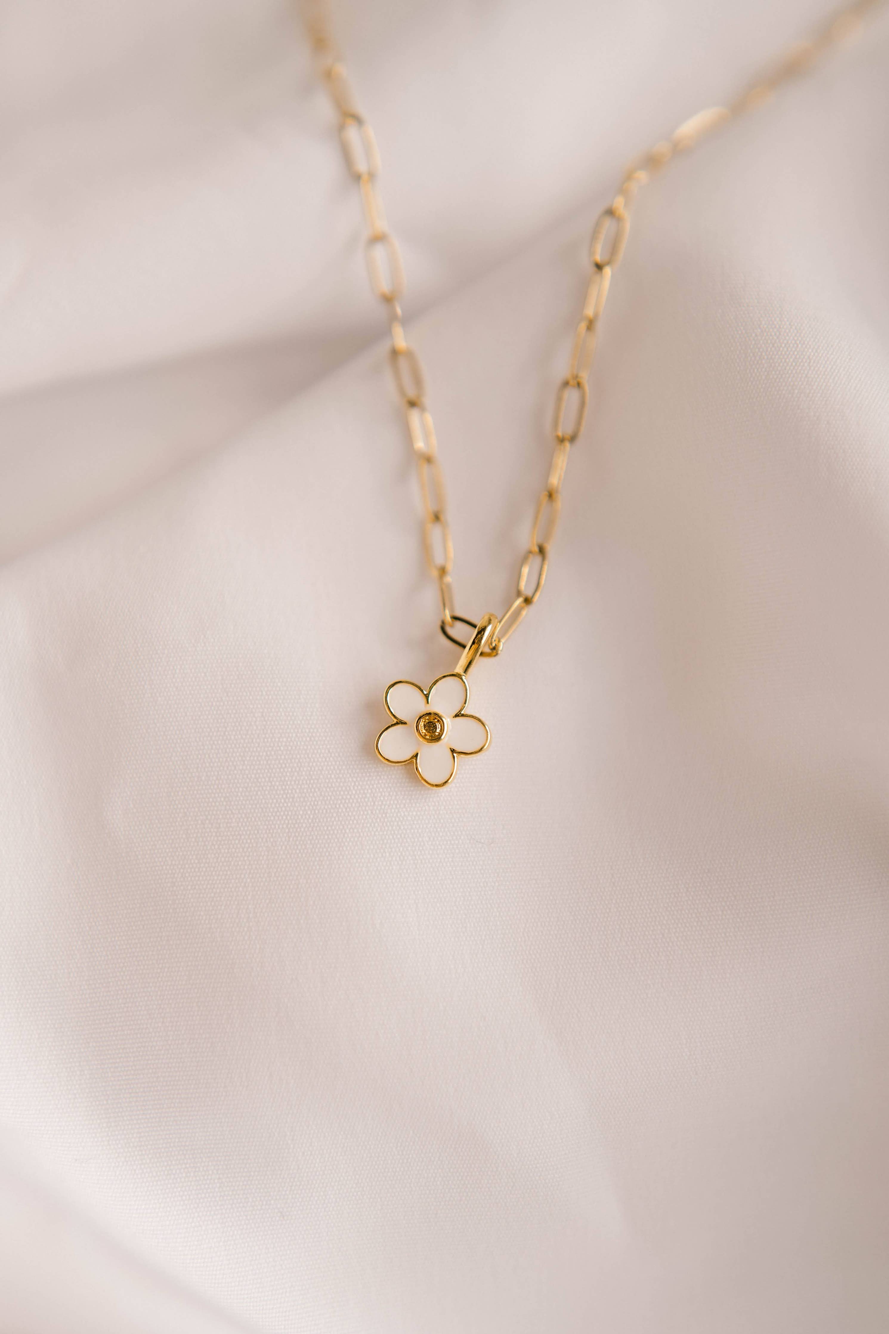 Consider The Wildflowers Charm Necklace I Christian Jewelry