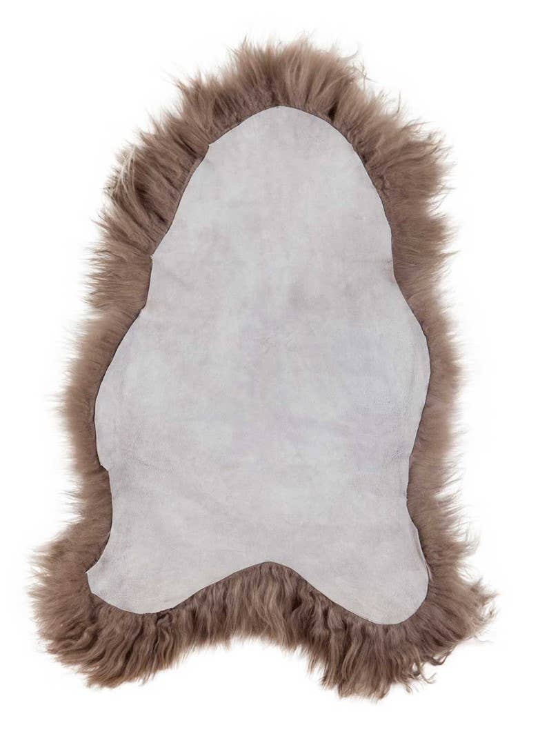 Sheepskin Icelandic taupe 90-110cm