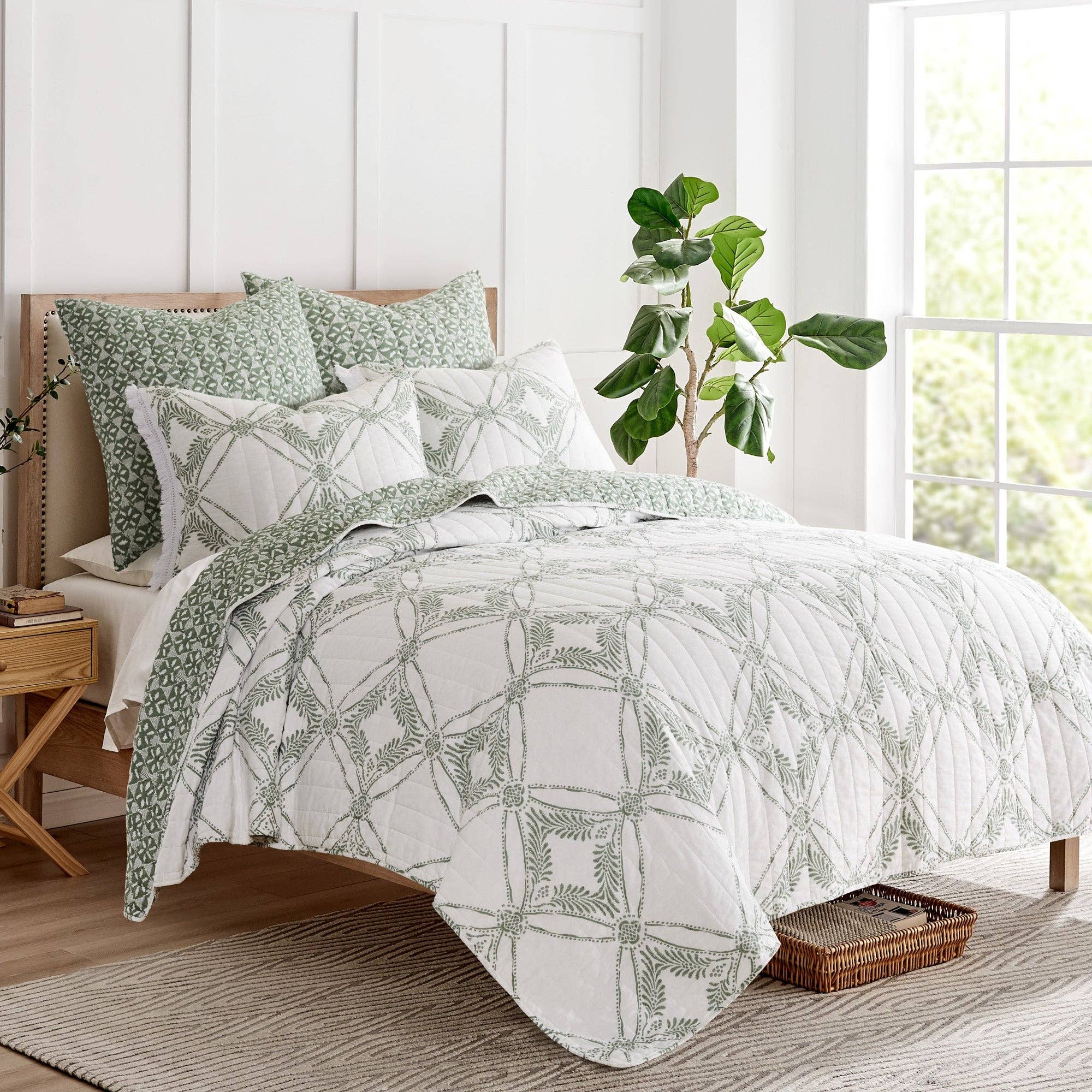 Kemala Sage Quilt Set
