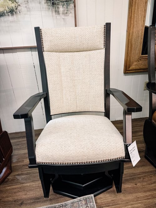 Mission Swivel Glider with slat sides