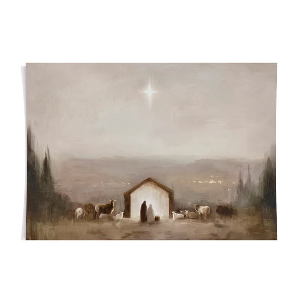 God with us, Emmanuel art print