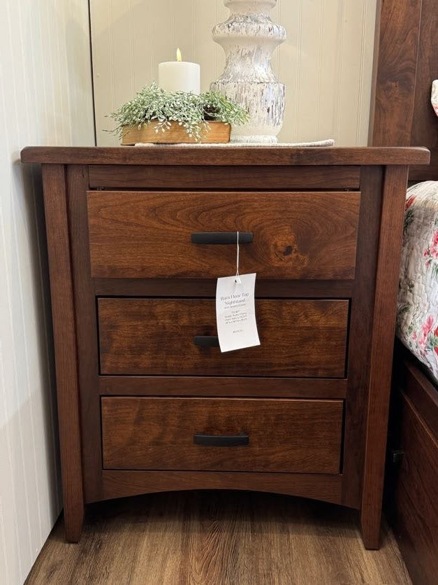 Rustic Cherry - Barn Floor Top Nightstand