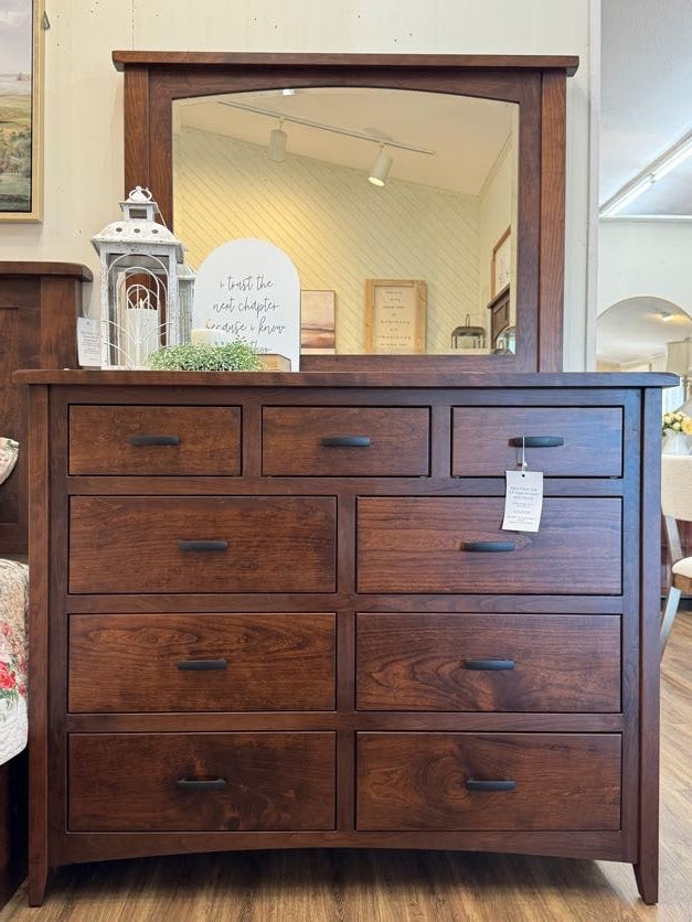 Rustic Cherry - Barn Floor Top 54" Dresser