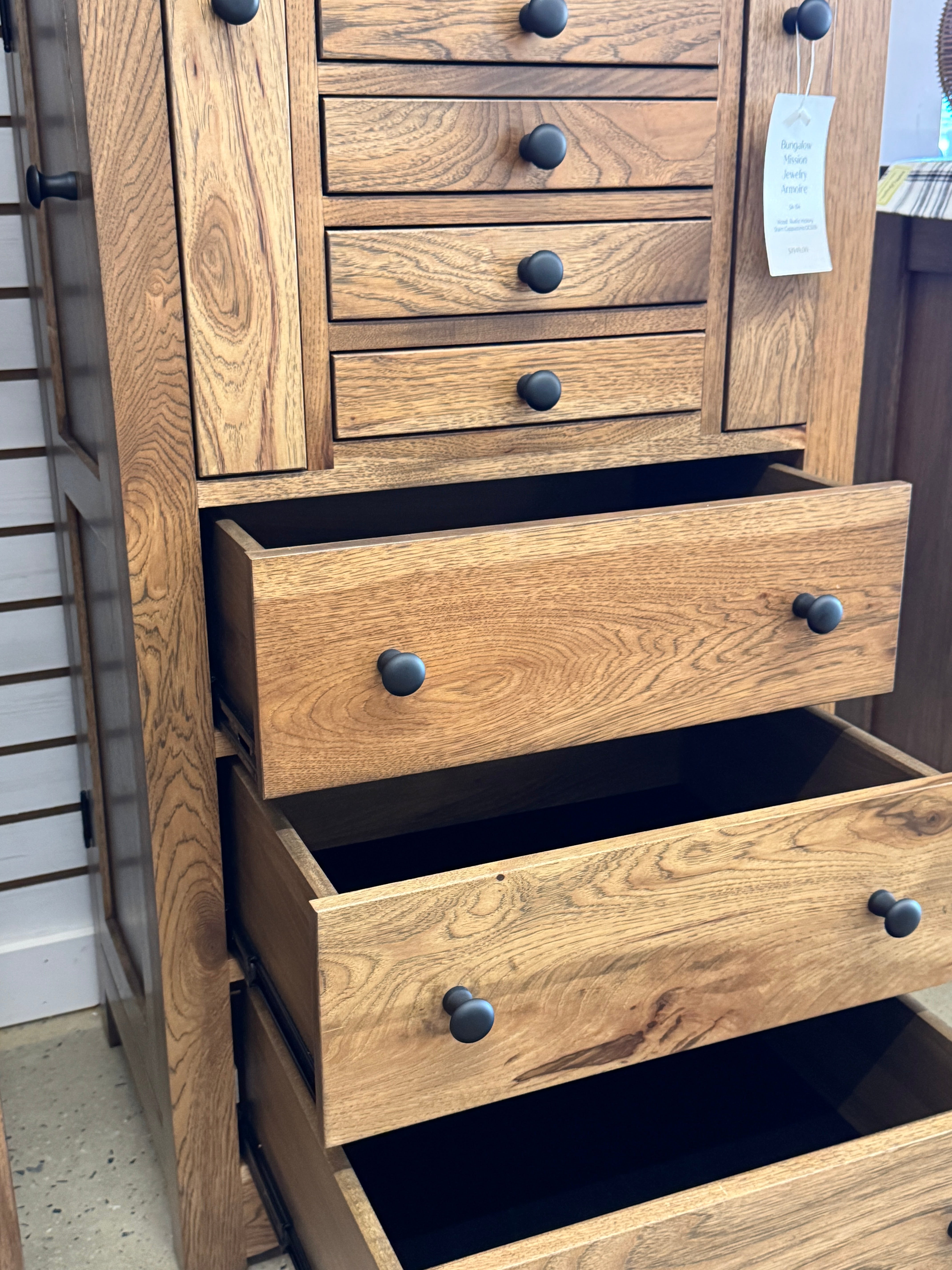 Bungalow Mission Jewelry Armoire