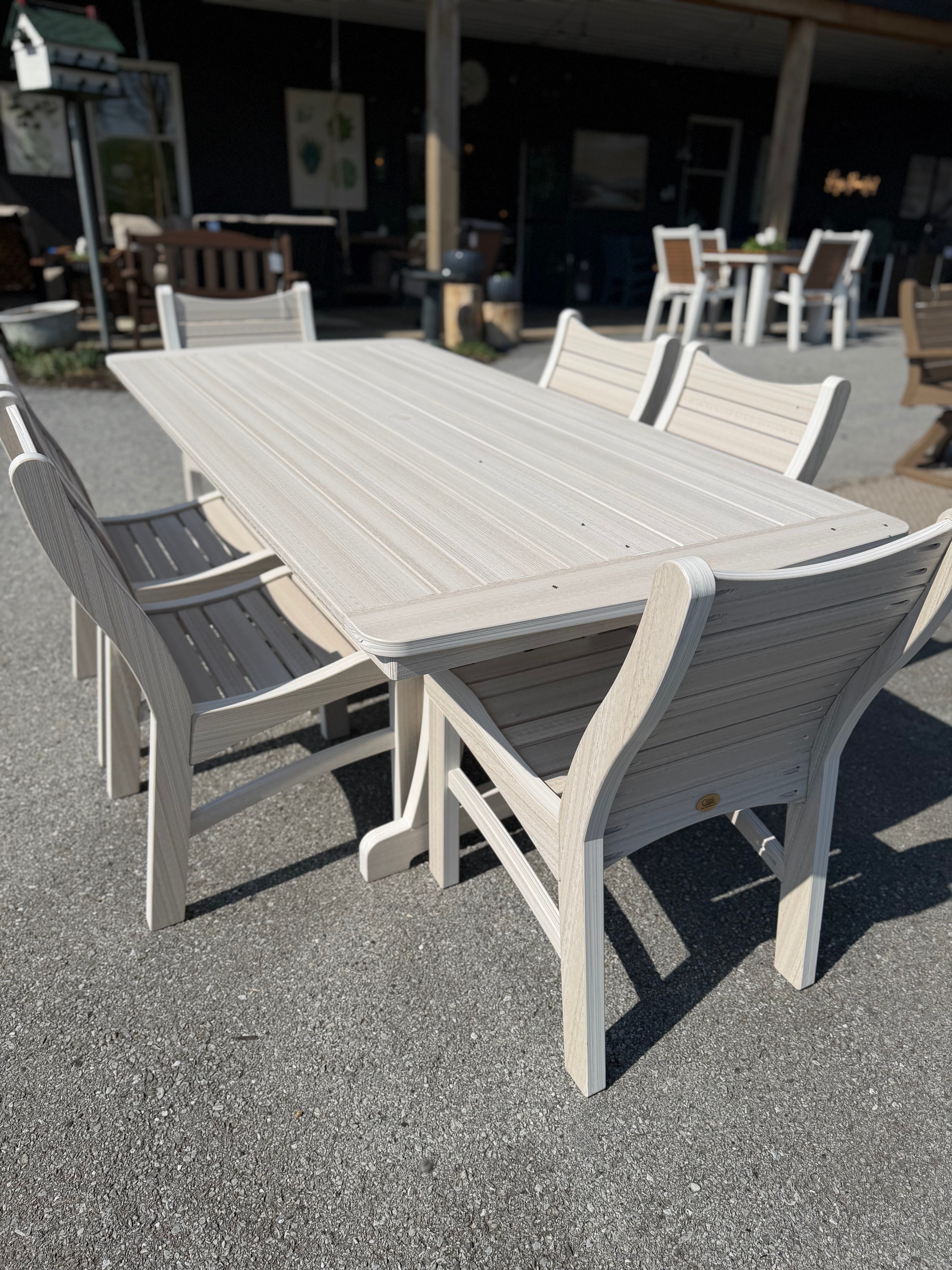 Bayshore 40 X 84 Dining Table in Sea Shell