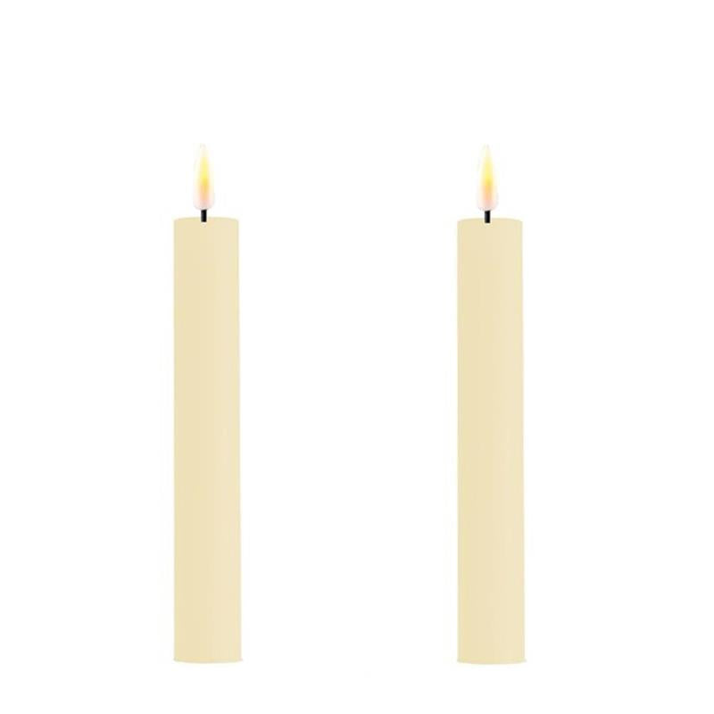 Cream LED Tapers | 6"