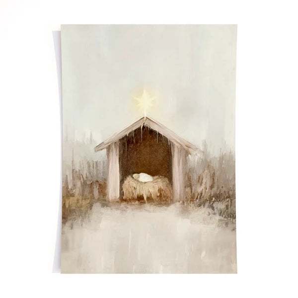 Savior Was Born - Print