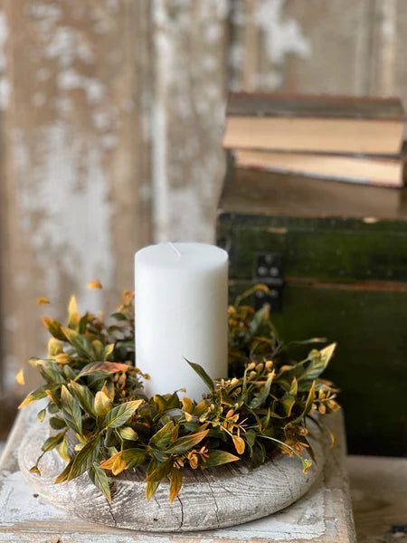 Burlington Leaves Candle Ring | 9" |