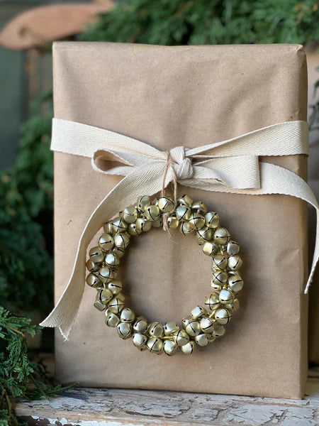 Jingle All the Way Candle Ring | 5" | Gold |