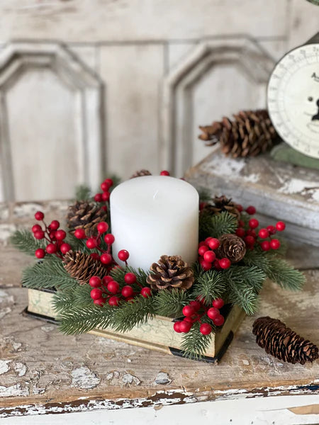 Tundra Berry Candle Ring | 11" | 4.5" inner