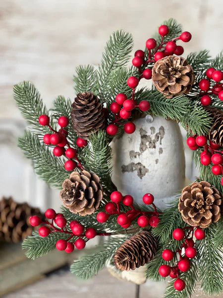 Tundra Berry Candle Ring | 11" | 4.5" inner