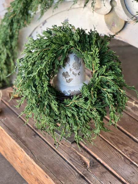 Emerald Falls Candle Ring | 14"| 6.5” inner