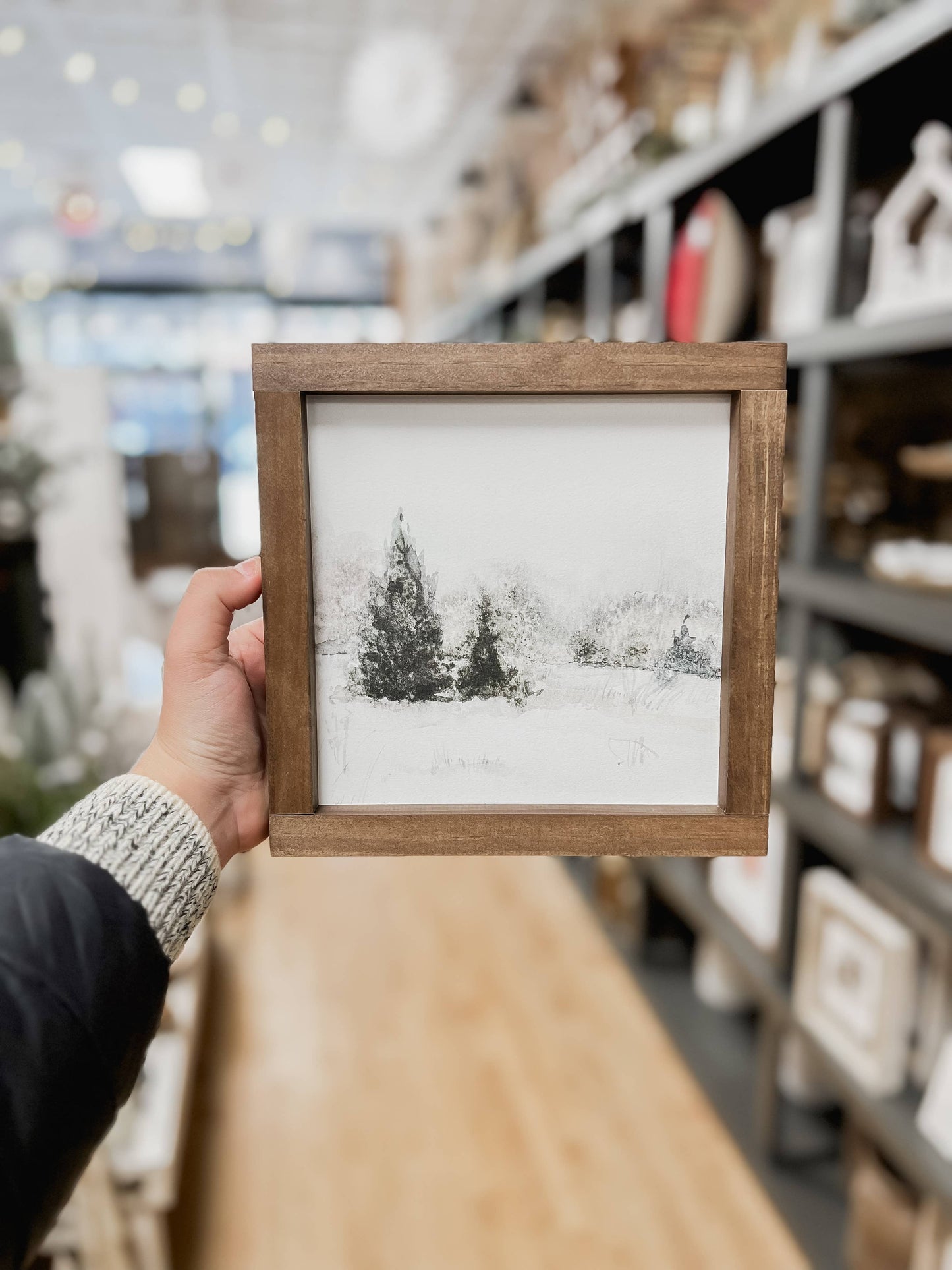 Winter Landscape | Winter Home Decor, Winter Wall Decor