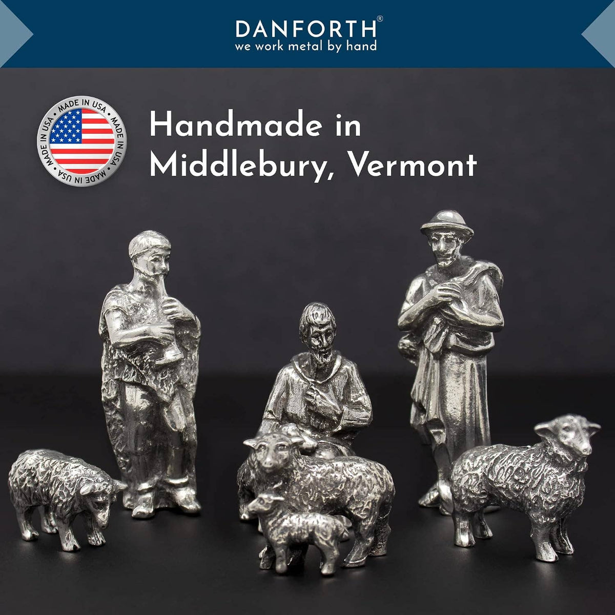 Small Sheep Standing | Pewter Nativity | Sheep Figurine