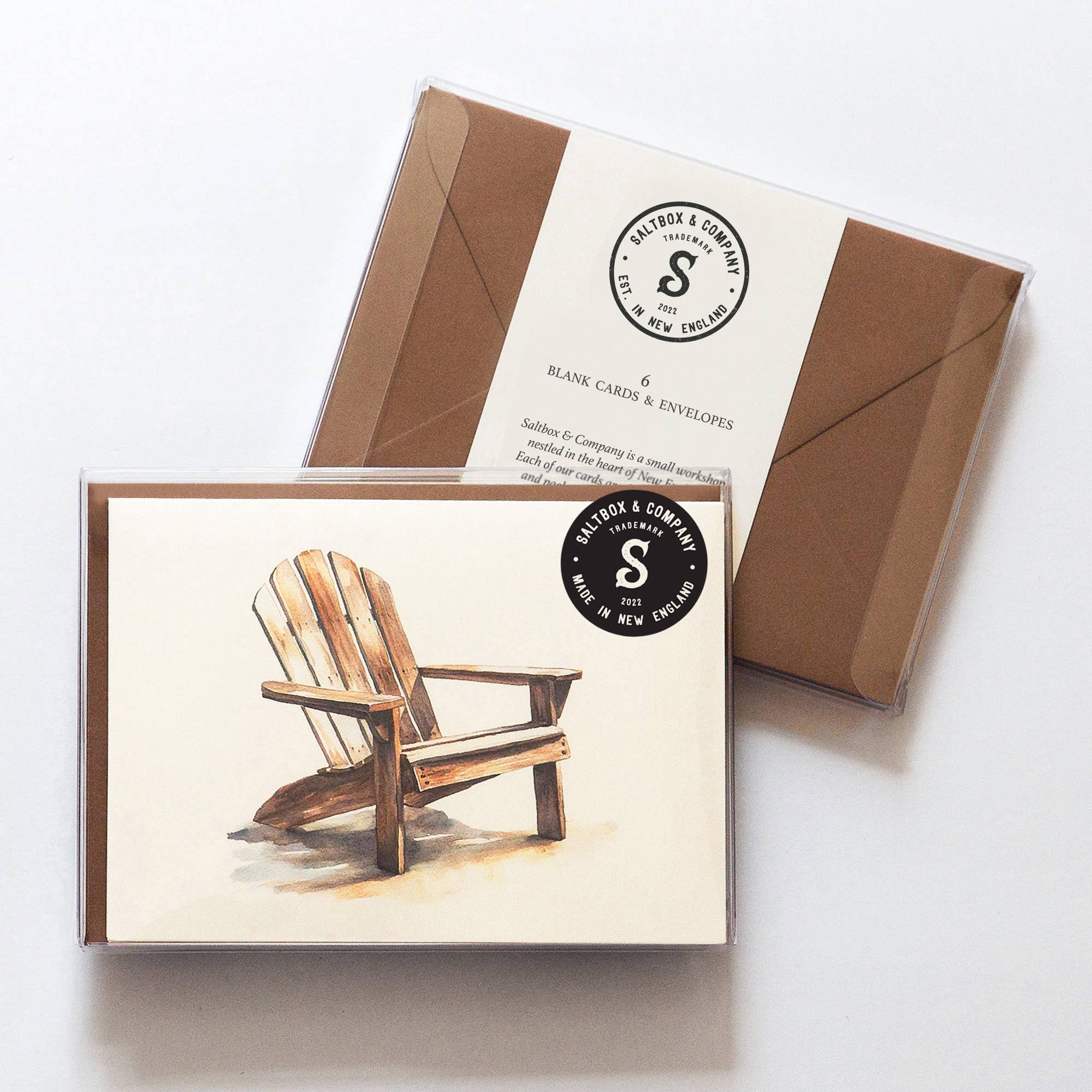 Adirondack Chair - Box of 6 Note Cards