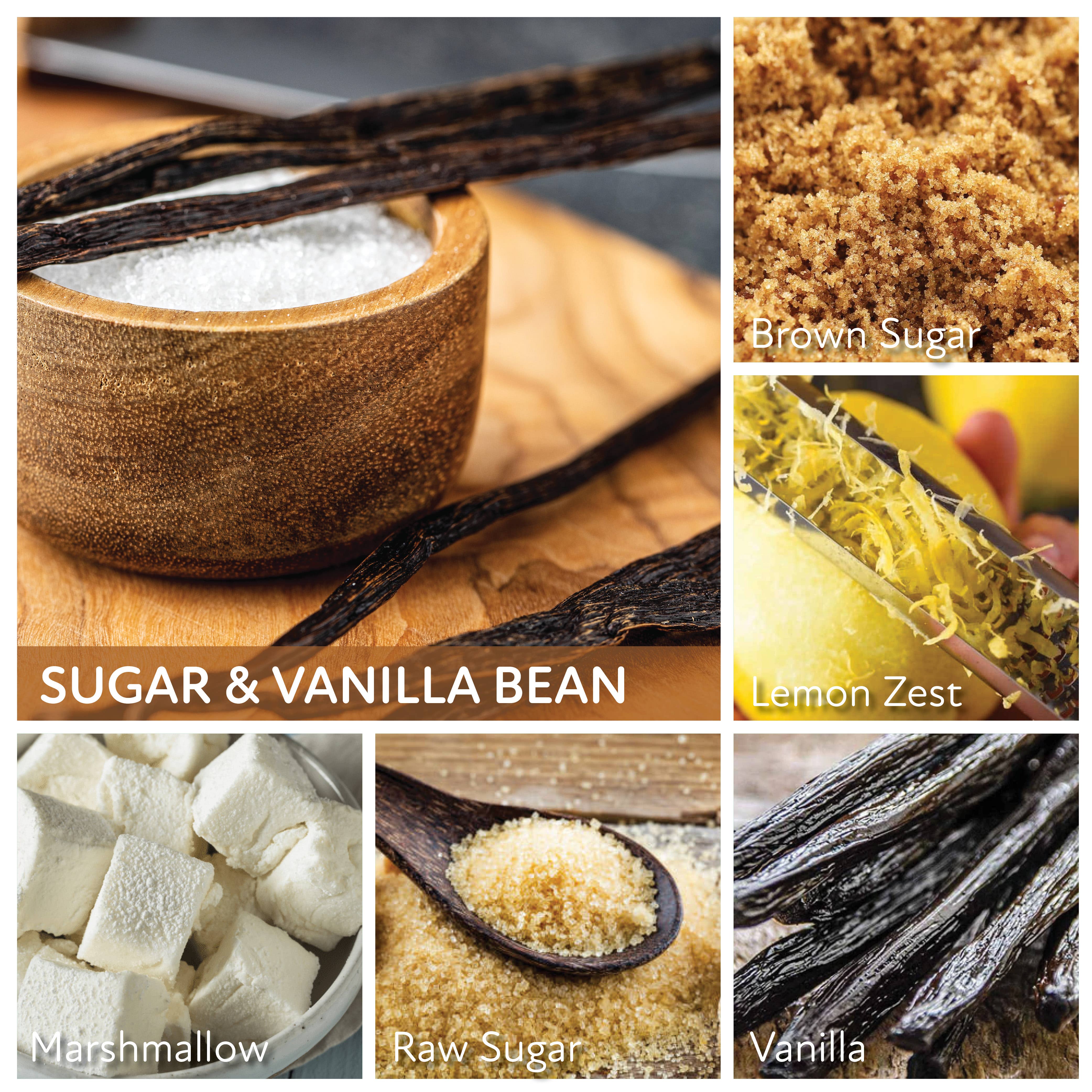 Sugar & Vanilla Bean – 34oz Candle