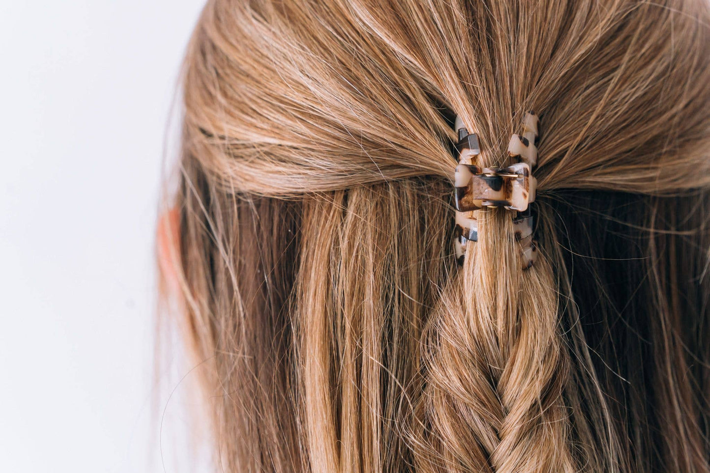 Classic Hair Clip | Tiny | Blonde Tortoise