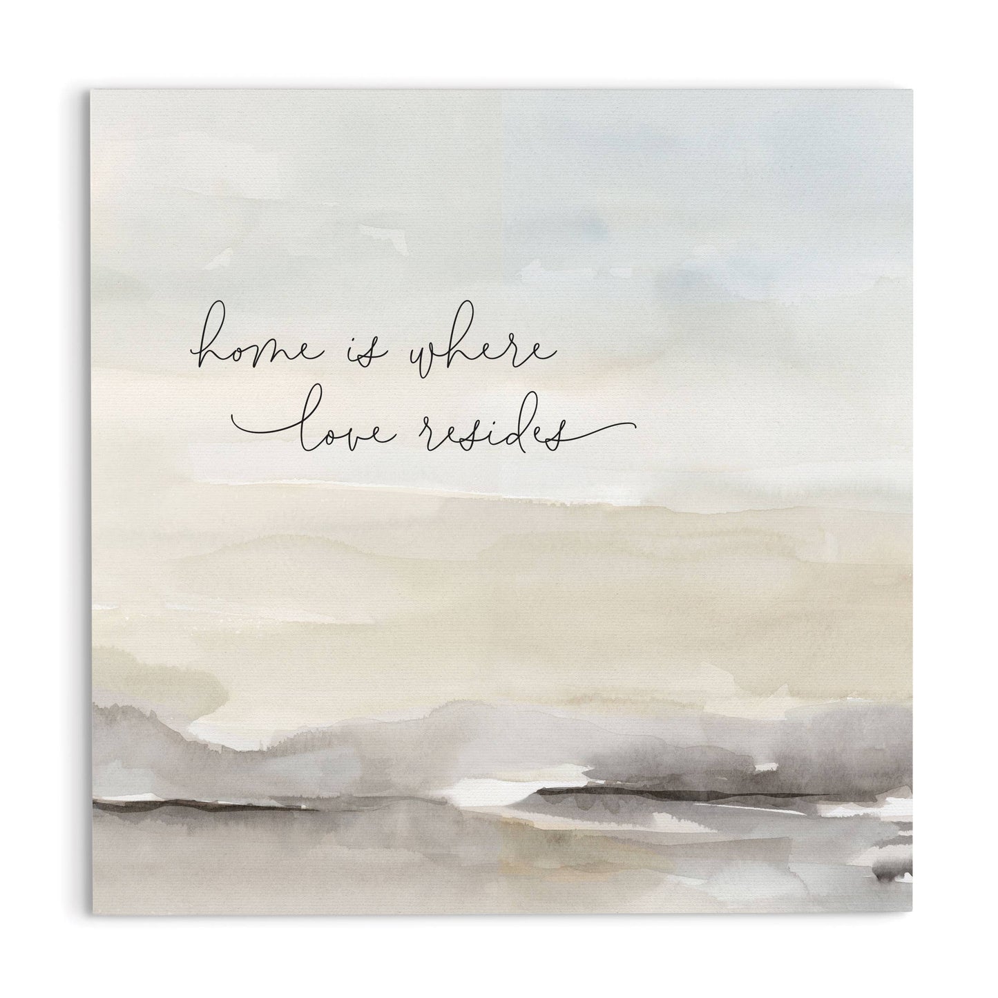 Home Is Where Love Resides Canvas