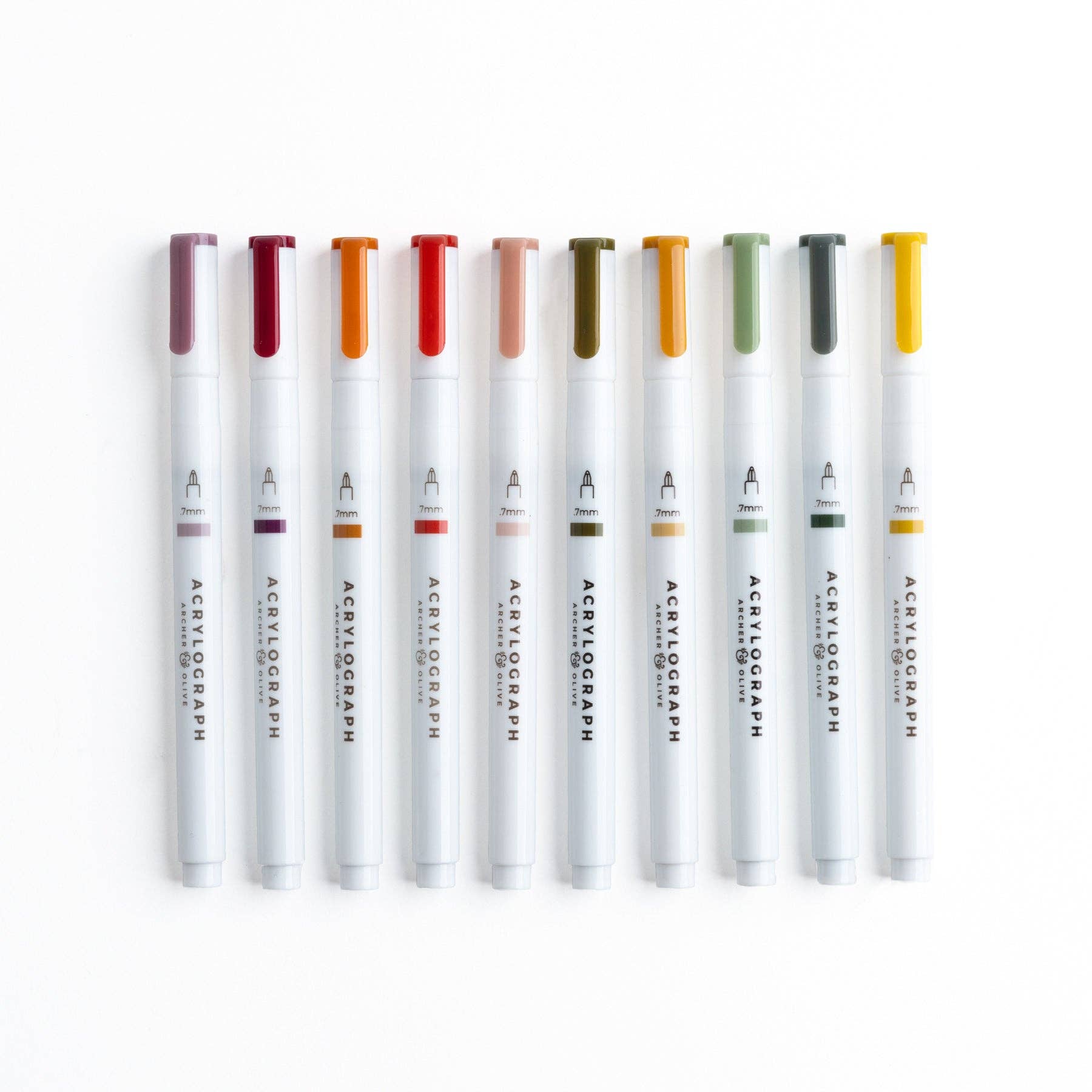 Fall Acrylographs (Set of 10)