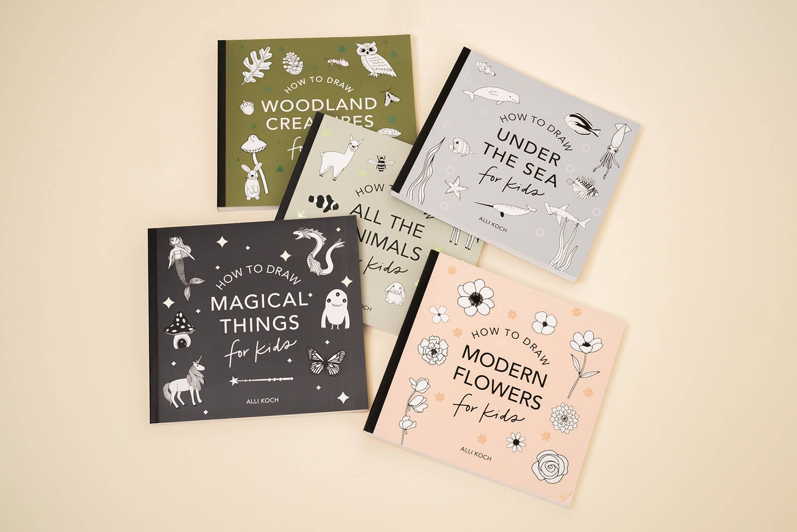 How to Draw So Many Things: Set of 5 Books for Kids