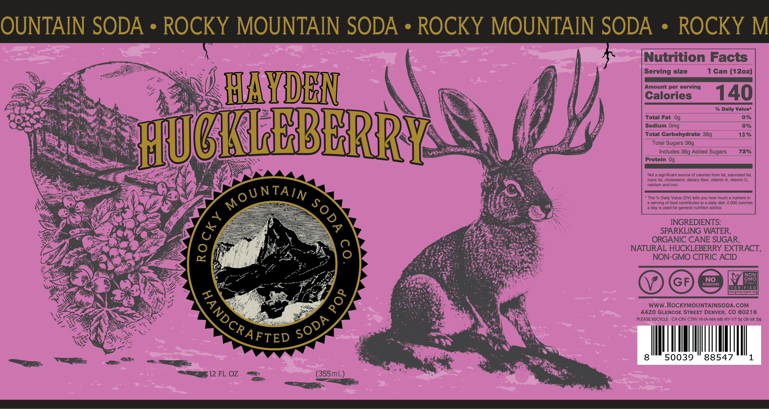 Hayden Huckleberry Cans